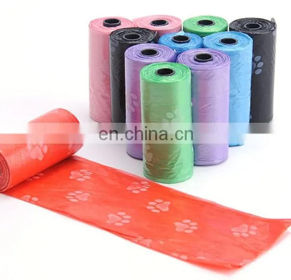 Custom Printed Biodegradable Compostable Disposable Eco Friendly Black Trash Garbage Pet Dog Waste Poop Poo Bag For Dogs photo-2