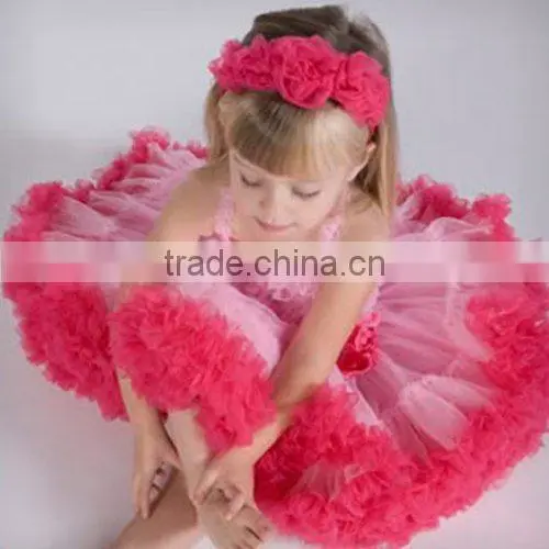 Wholesale Girls Fluffy Pettiskits Kids Petticoats Baby Tutu Skirts Party Dance Dresses for Girls