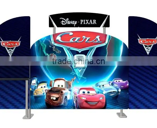 2016 Newest Style Recycle Light Weight Portable Folding Custom Design Advertising Promotino Pop Up Display Backdrop 10ft ,20ft photo-6