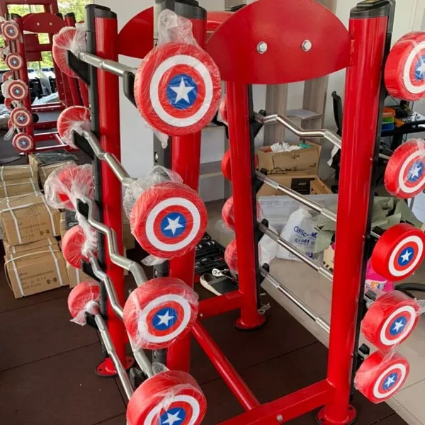 China Gym Fitness Exercise Barbell Rack Equipment Supplier photo-3