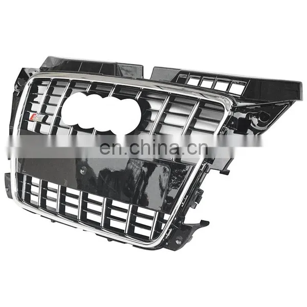 High Quality Front Grill for Audi A3 Material Black RS3 Radiator Honeycomb Grills 2007 2008 2009 2010 2012 2013 photo-4