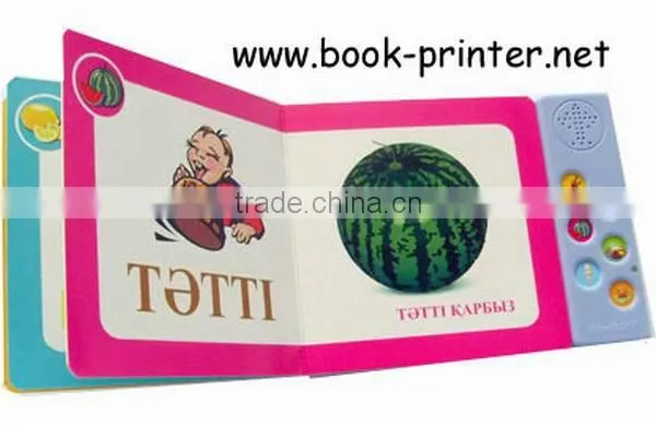 Custom High Quality Funny Baby Sound Book,Children Music Book Printing Service photo-3