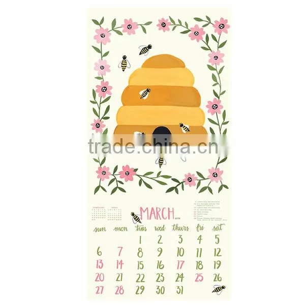 Top Sales Wall Calendar Unique Desk Wall Calendar 2016 photo-5