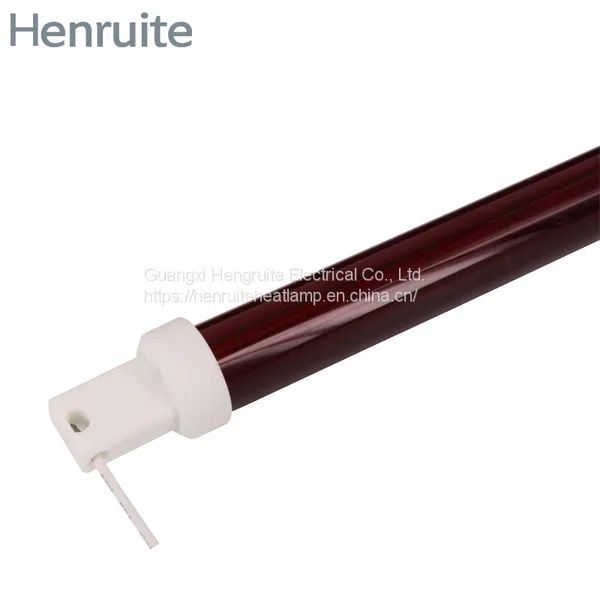 Ruby Red Infrared Heat Lamp Infrared Short Wave Lamp 1100w 525mn for Painting Drying Heater#irlamp photo-2