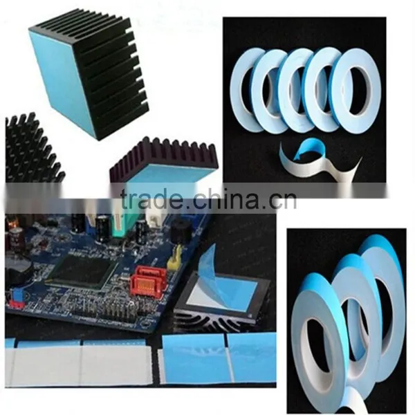 Thermal Conductive Blue Double Sided Adhesive Tapes For Cooling Components To The Chassis, Frame photo-5
