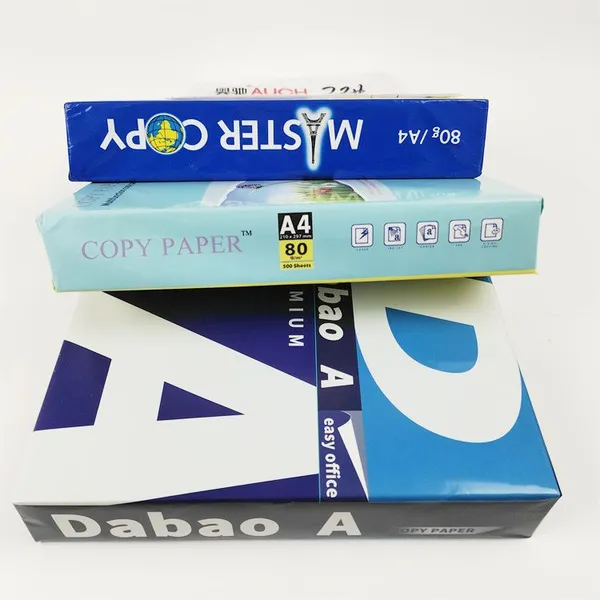 Good Quality 75gsm A4 Copy Paper 500 Sheets per Ream 80gsm Packing MAIL+daisy@sdzlzy.com