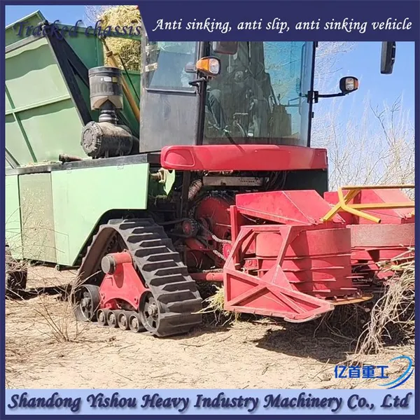 Customized Triangle Track Chassis for Anti Sinking in Desert Terrain photo-5