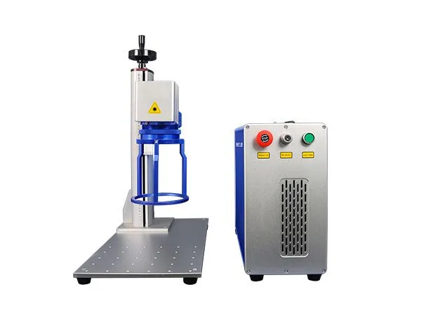 Portable Handhed 20W Galvo Scanner Tabletop Mini Intelligent Fiber Laser Marker Engraving on Metal Plastic photo-2