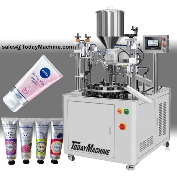 Automatic Body Hand Cream Ultrasonic Filling Sealing Machine for Cosmetics Soft Tubes photo-5
