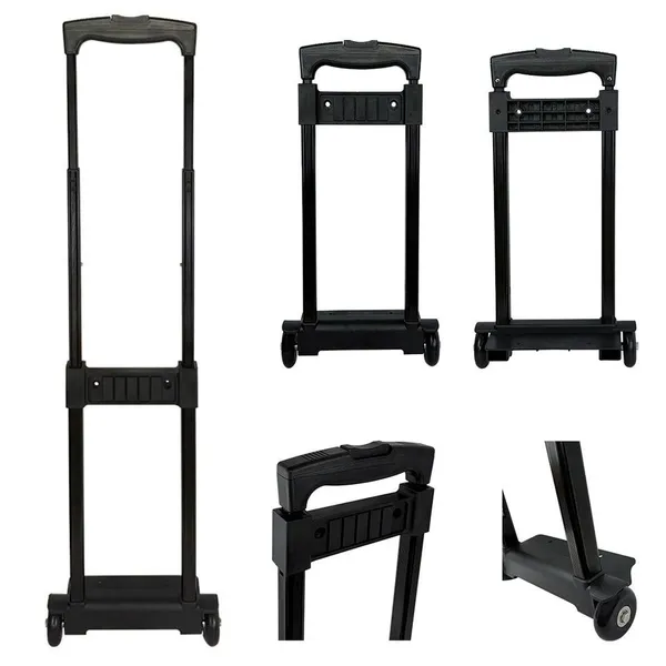 Customized Aluminum Alloy Material Factory Wholesale for Luggage Vegetable Baskets Telescopic Pull Rods Small Carts