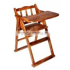 Promotional All Wood Folding Baby High Chair photo-2