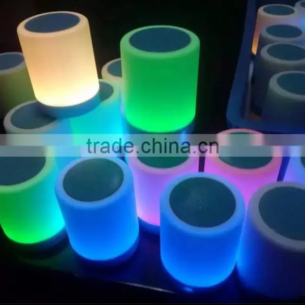 Colorful Aux APP Control Bluetooth Speaker With Color Lamp/light