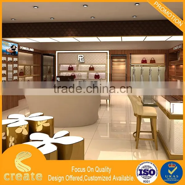 Factory Price Ladies Shop Decoration Wooden Dressing Cabinet Design,shop Furniture Garment Display With Used Clothing Racks for photo-2