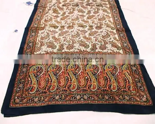 Printed Silk Crepe Scarf