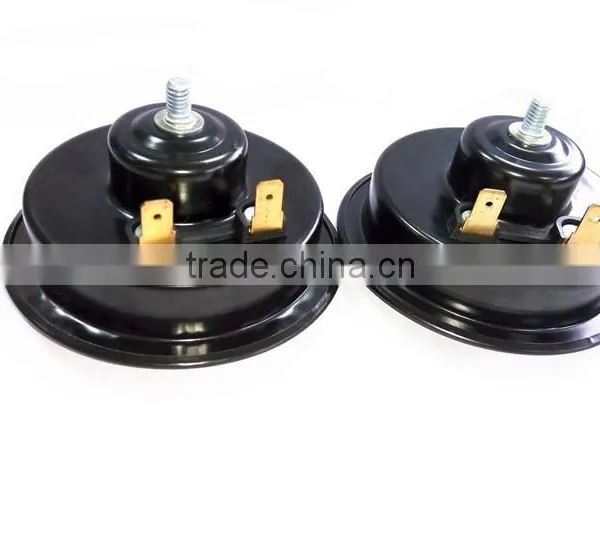 2pcs12V Loud Horn105db Car Truck Electric Disc Motorcycle Horns Car Horn 90mm Car Horn Supplier's Choice photo-3