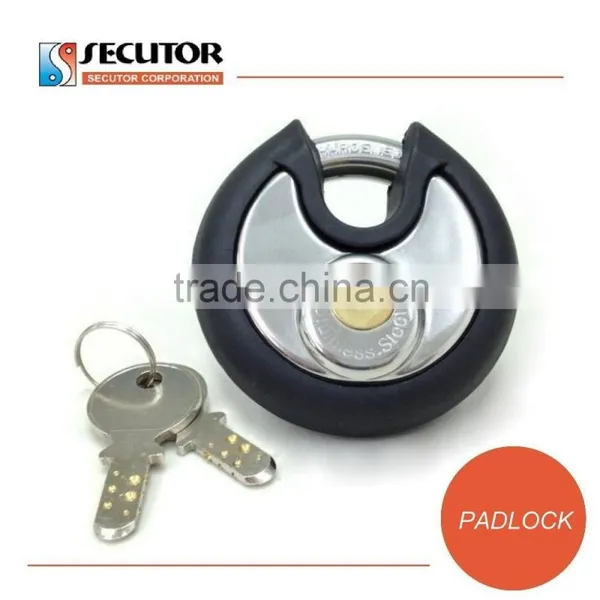 Taiwan 304 Stainless Steel 9 Pins in 3 Rows Mechanism Waterproof Discus Padlock photo-5