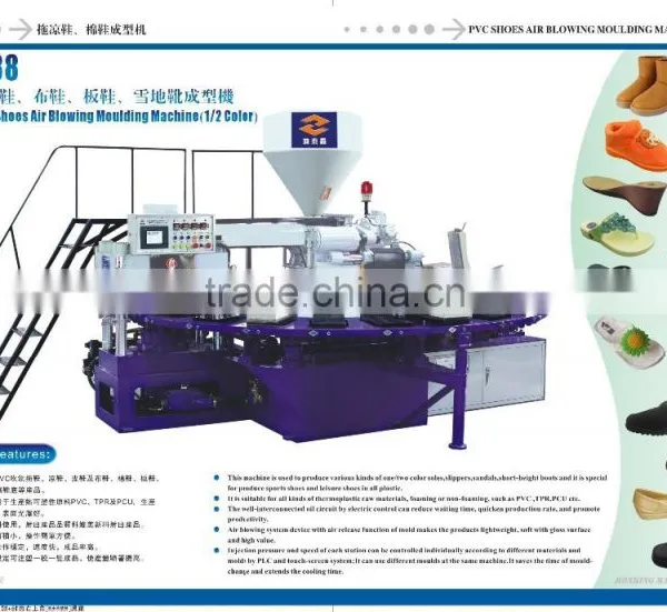 Automatic Rotary Type Plastic Air Blowing Injection Moulding Machine