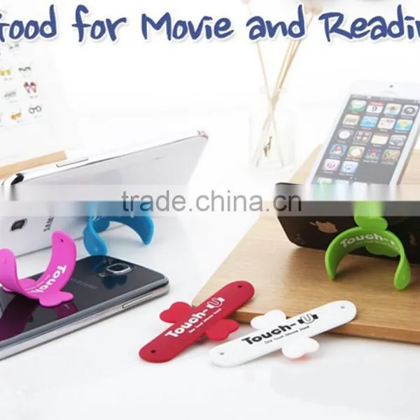 HOT Promotion Printed Silicone Touch Phone Stand photo-2