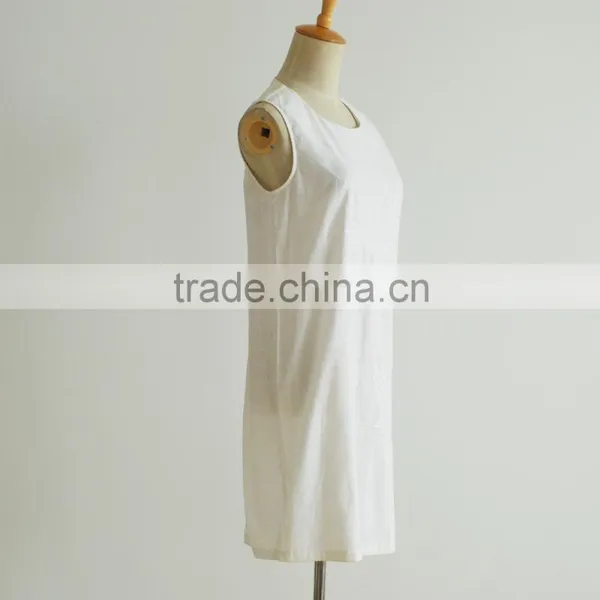 Large Size Clothing Round Neck 100% Cotton Comfortable Dress for Modern Lady Supplier's Choice photo-3