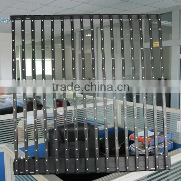 China Low Price P12.5 Flex LED Curtain Wall Panel/Waterproof Flex Led Curtain Screen photo-2