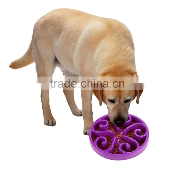 Homdox Pet Fun Feeder Slow Feed Bloat Stop Dog Bowl AM002701 photo-2