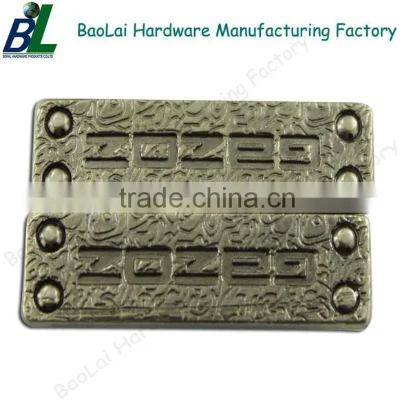 Square Shape Brushed Metal Logo Maker photo-6