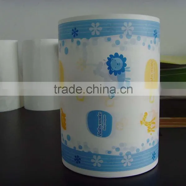 Printed PE Film of Diaper Raw Material and Breathable PE Film Backsheet