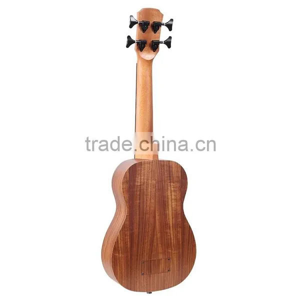 30inch Koa Body Electric Ukulele Bass,4 Strings 30" Hawaii Bass With Aquila Strings photo-2