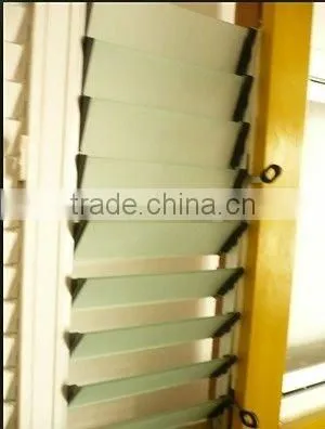 Aluminum Frame Glass Shutter Window Factory photo-2