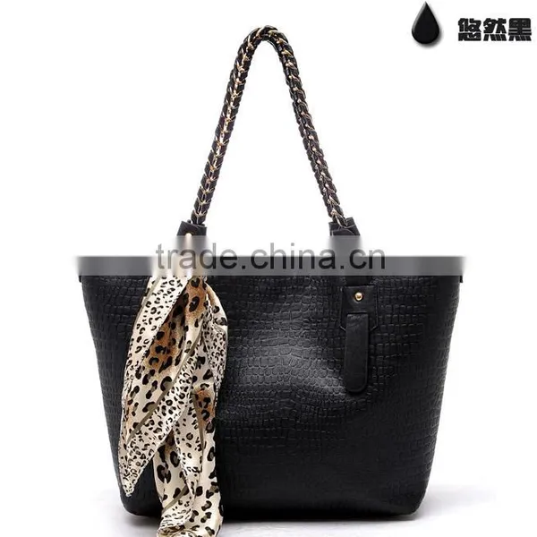 Women's Handbag 2015 Female Shoulder Bag Messenger Bag Handbag Silk Scarf Decoration Fashion Vintage Bag photo-2