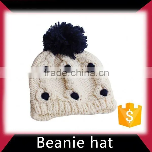 100% Acrylic Knitted Baby Beanie Hat photo-4