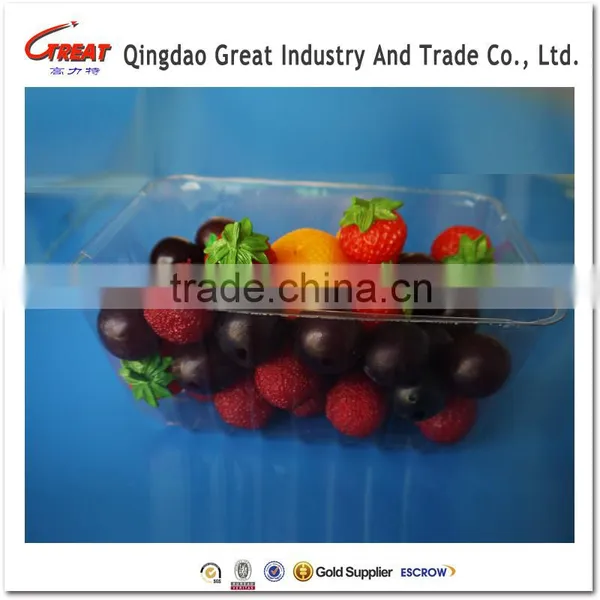 Clear Disposable Plastic Strawberry Fruit Transparent Box photo-2