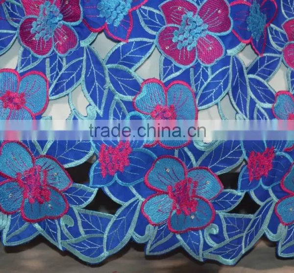 Elegant George Silk Wrappers 2015 /silk George Party Dress With Beautiful Followers photo-3