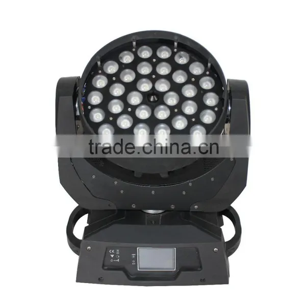 Touch Screen Stage Light 36pcs 18w 6in1 Rgbwa uv Zoom Led Moving Head Wash Light photo-2