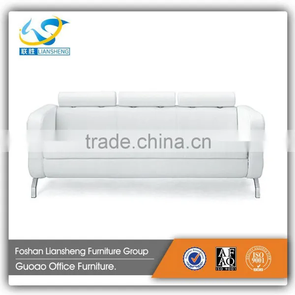 Modern Italian Cheers Leather Sofa Model Office Furniture S719 photo-5