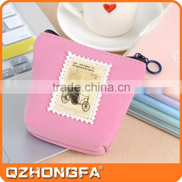 Korean Design Square Shape Silicone Coin Bag photo-6