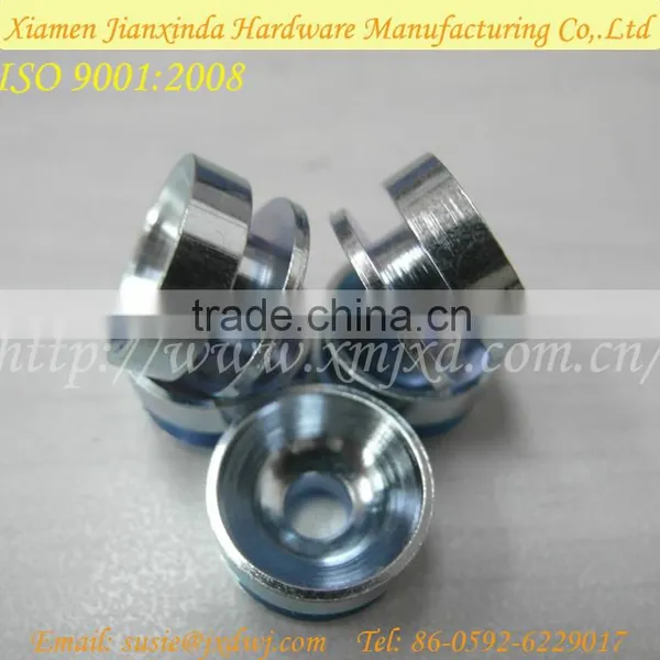Steel Blue White Zinc Round Housing Part photo-4