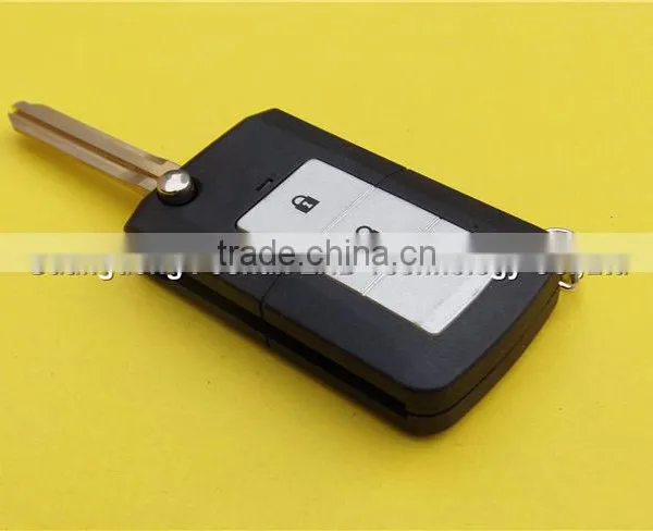 2 Buttons Modified Flip Key Toyota Folding Car Key Shell photo-5
