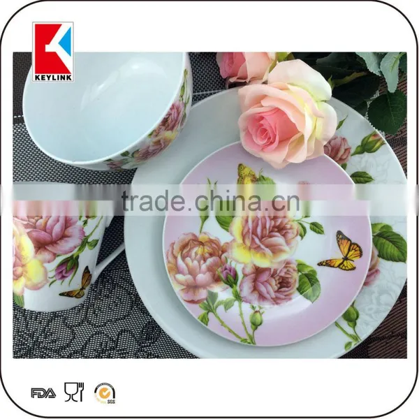 High Quality Stoneware Dishes Wholesale Ceramic Dinnerware Germany Dinner Set Porcelain photo-4