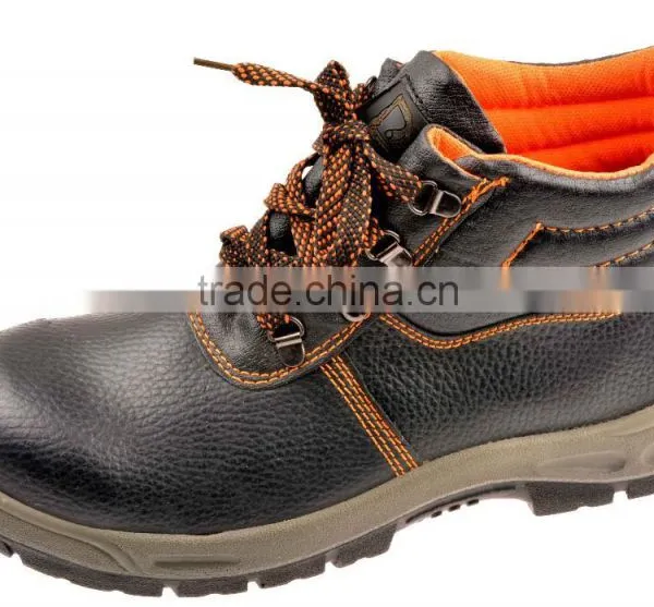 Anti-Puncture Top Smooth Leather Working Shoes photo-2