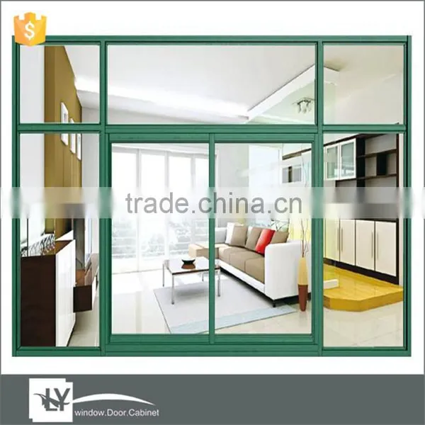 Simple design pvc frameless fixed window