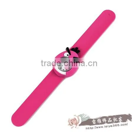 2016 Cheap Custom Design Silicone Slap Band for Watch Slap Bands photo-3