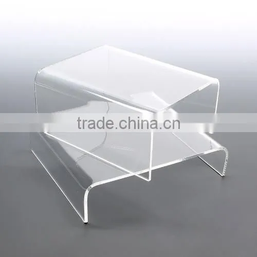 clear U style riser, acrylic risers