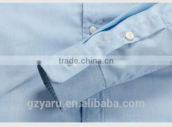 Men's Classical Business Dress Cotton Long Sleeve Shirt photo-4