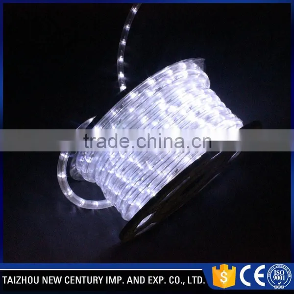 Waterproof Round 2 Wire White Color Decorative Rope Light photo-4