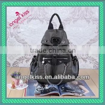 2014 New Design Fashionable Handbag Washing PU Materail Leisure Bag China Manufacturer Soft Handbag photo-2