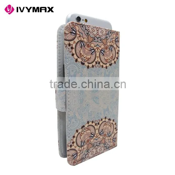 OEM Premium Quality Universal Leather Wallet Phone Case Covers