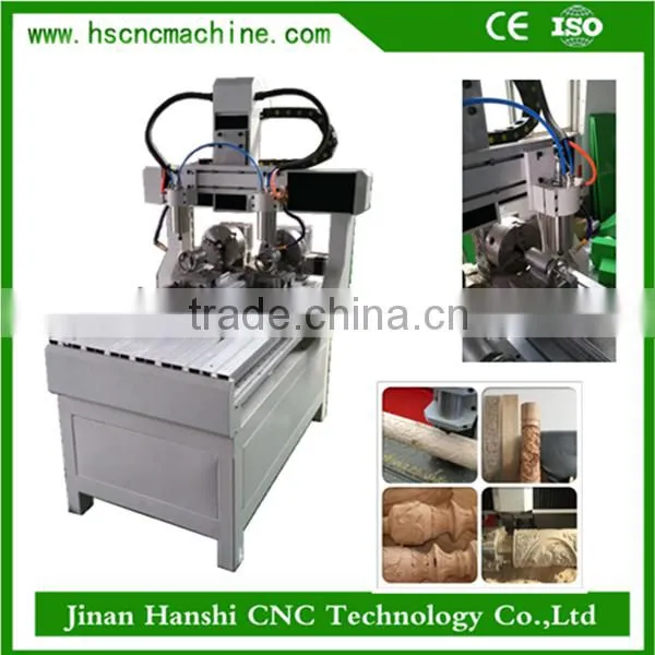HS6090 small 5 axis 3d cnc wood carving machine price