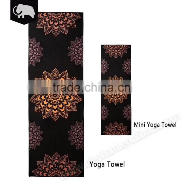 Custom Logo Printed Microfiber Recyclable Digital Printed Yoga Towel Mini