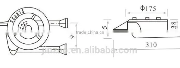 Gas Burner for Pizza Oven / Natural Gas Burners for Boilers / China Supplier Gsa Wok Burner photo-2